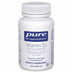 Vitamin D3 5000 IU 120 Capsules